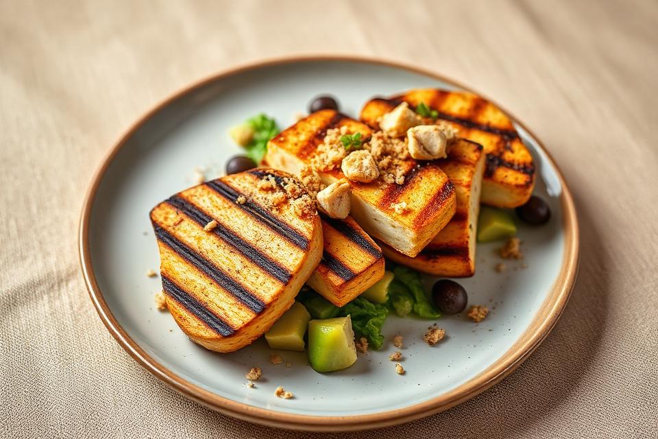 Avocado Halloumi Keto Plate